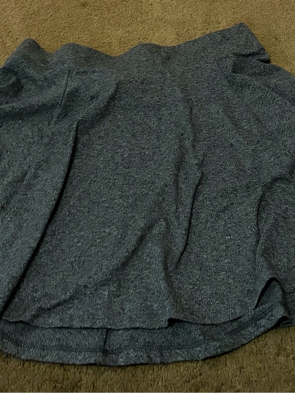 H&M Heather Gray Knit Skirt